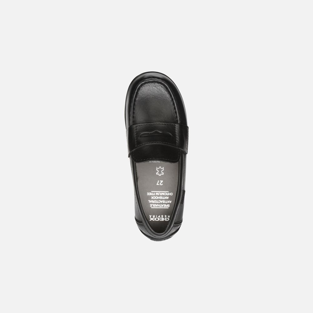 Geox Loafers Black New Fast - Geox Boys Shoes - PUQOFX823